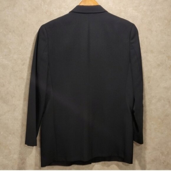 Orvis Black Single Button Timeless Vintage Blazer Suit Jacket Lined Size 6R - Picture 2 of 9